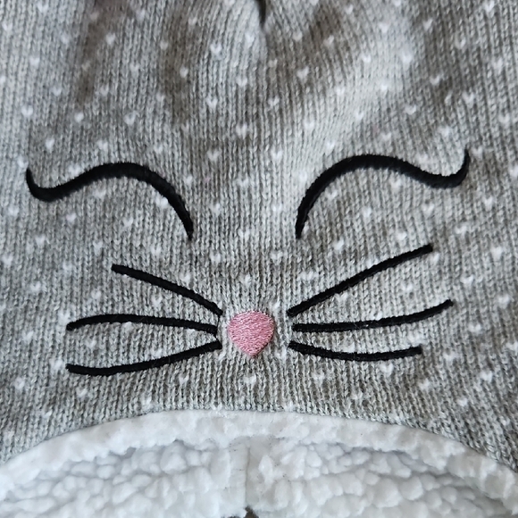 Fleece Kitty Cat Warm Winter Hat - Picture 2 of 9